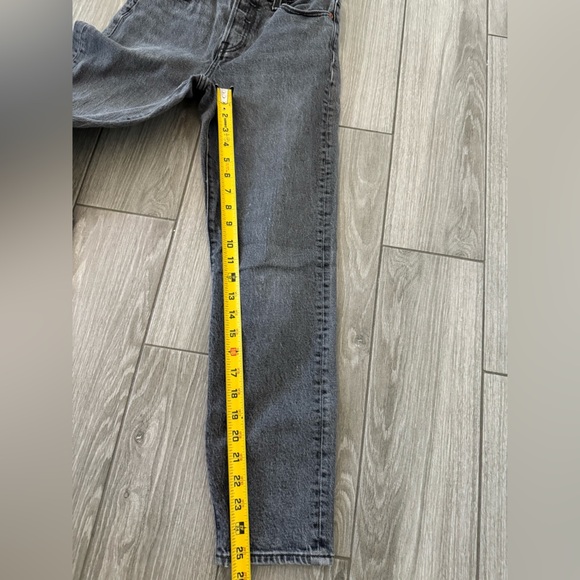 Levi's|Women’s Wedgie Slim Dark Gray Straight Jeans,high waist•••size 26,staple - Picture 16 of 16